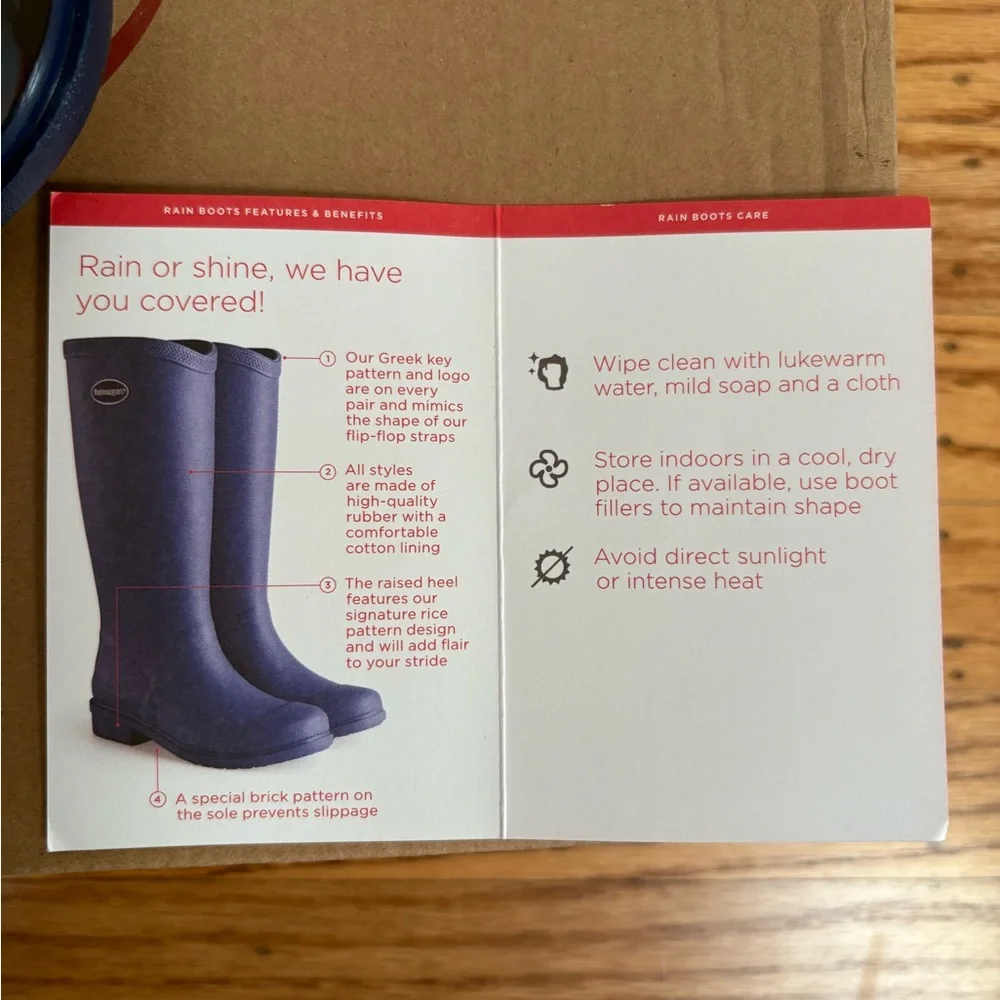 Havaianas Tall Rain Boots Galoshes Women’s Size 5 - Picture 7 of 7